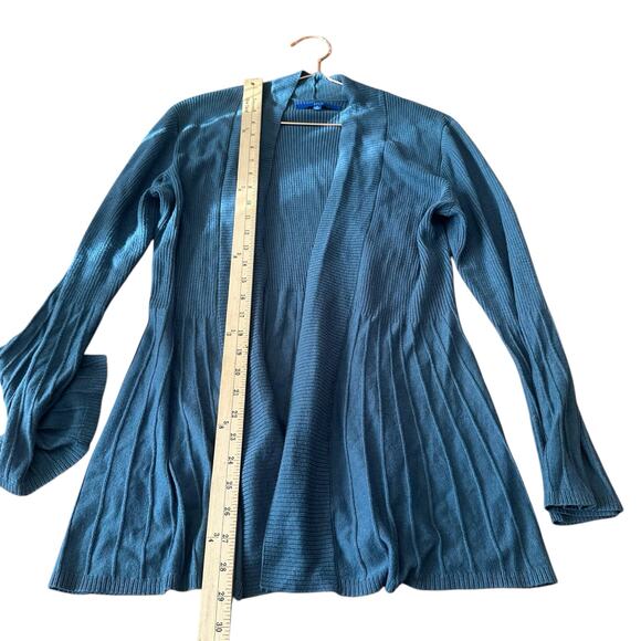 Apt 9 ribbed green open front cardigan size medium - Picture 5 of 6
